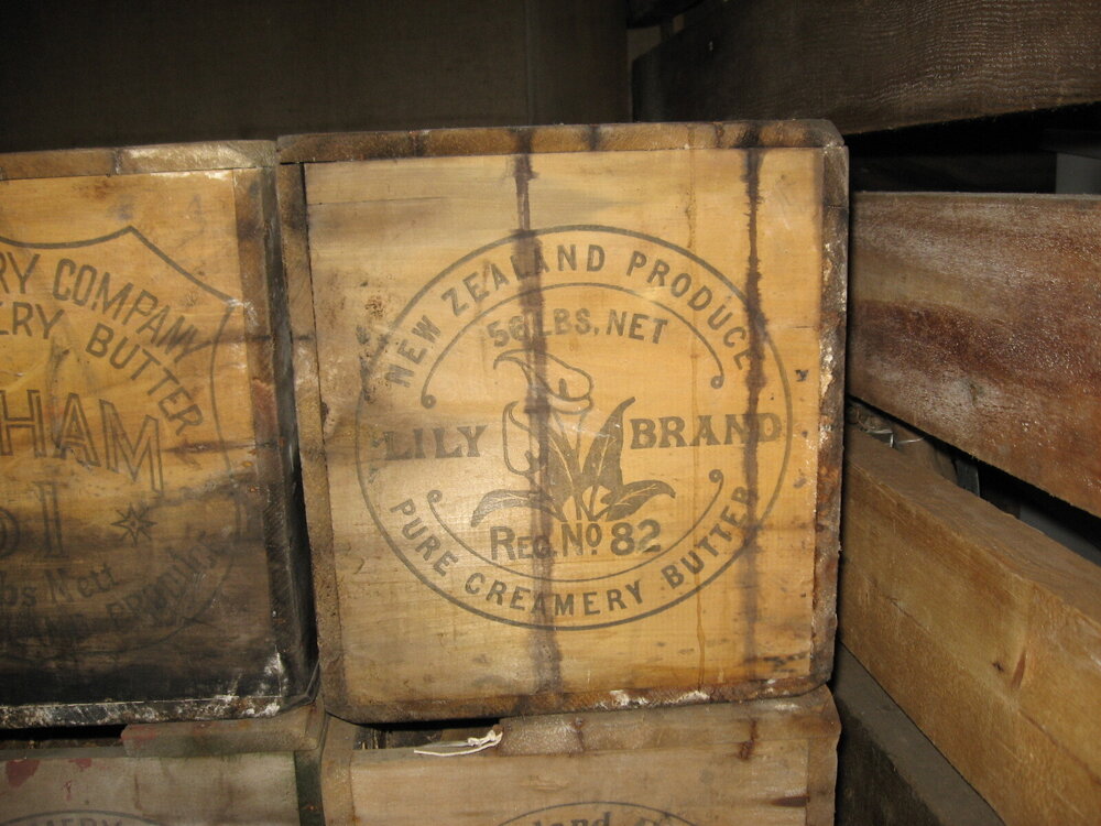 2010-11 Detail of butter box in the stables, Cape Evans (001)