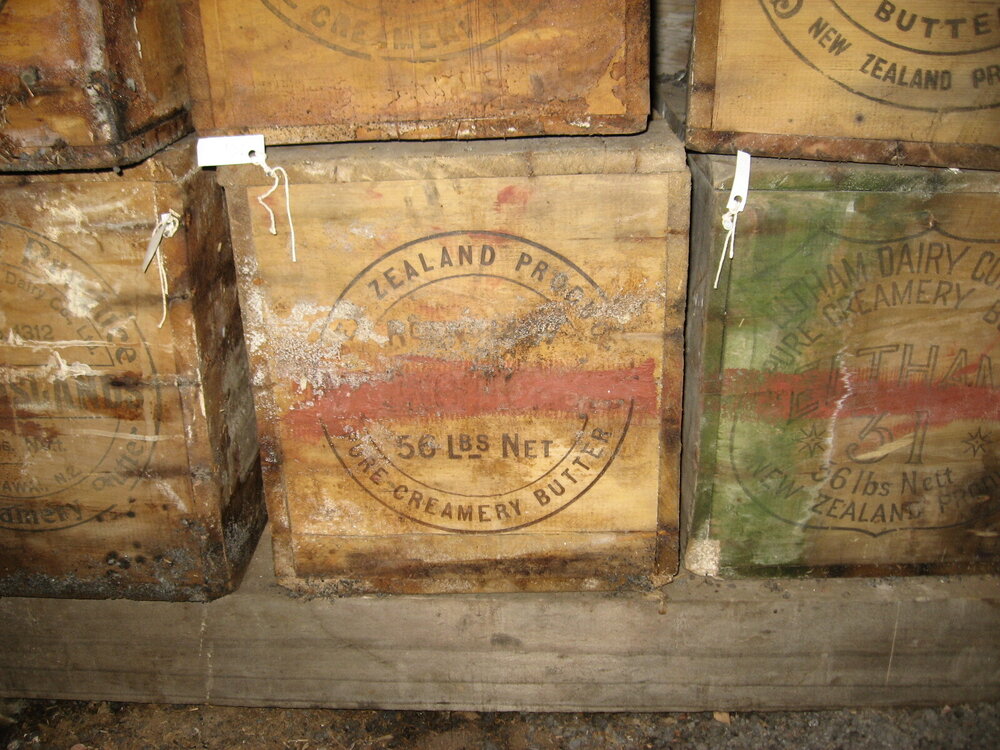 2010-11 Detail of butter box in the stables, Cape Evans (006)