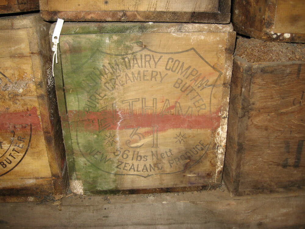 2010-11 Detail of butter box in the stables, Cape Evans (007)