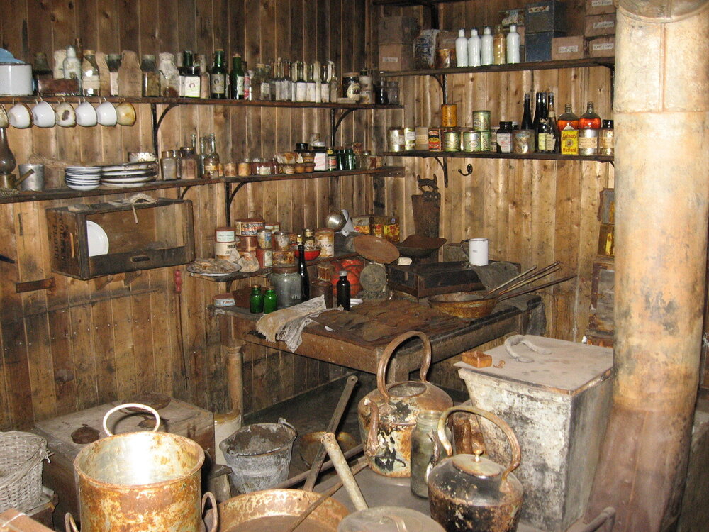 2010-11 Galley inside Scott's 'Terra Nova' hut, Cape Evans