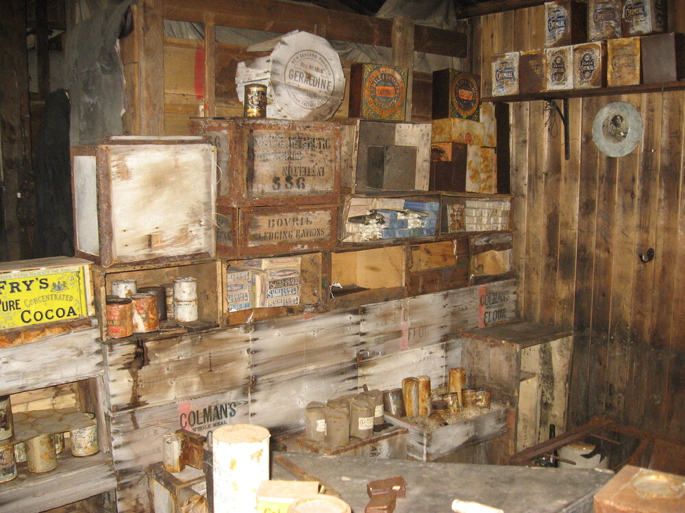 2010-11 Bulkhead inside Scott's 'Terra Nova' hut, Cape Evans