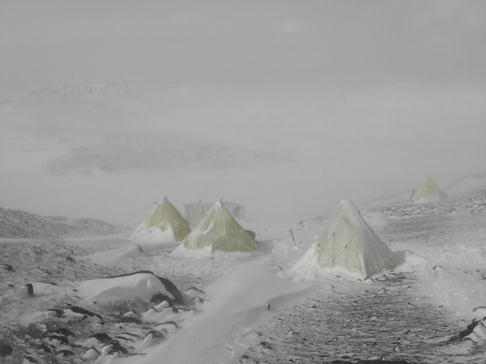 2010-11 Snow at the Cape Royds field camp