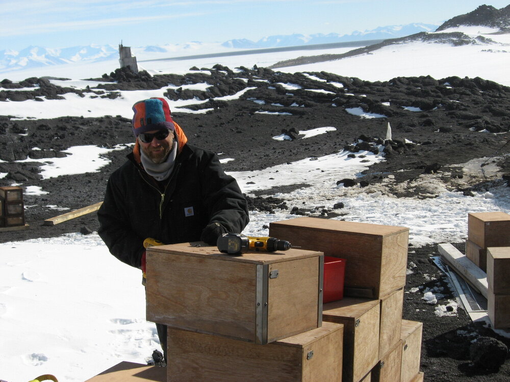 2010-11 Randy Churchill adding metal edging to contemporary storage boxes
