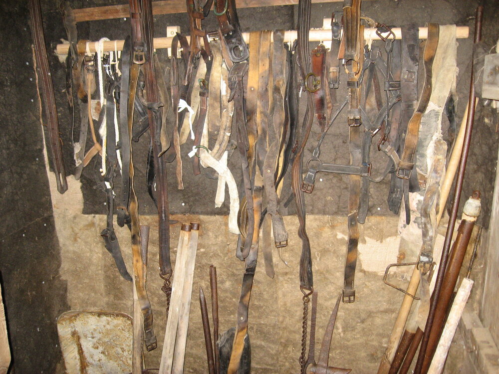 2010-11 Tack hanging inside Mawson's Laboratory, Cape Royds (002)