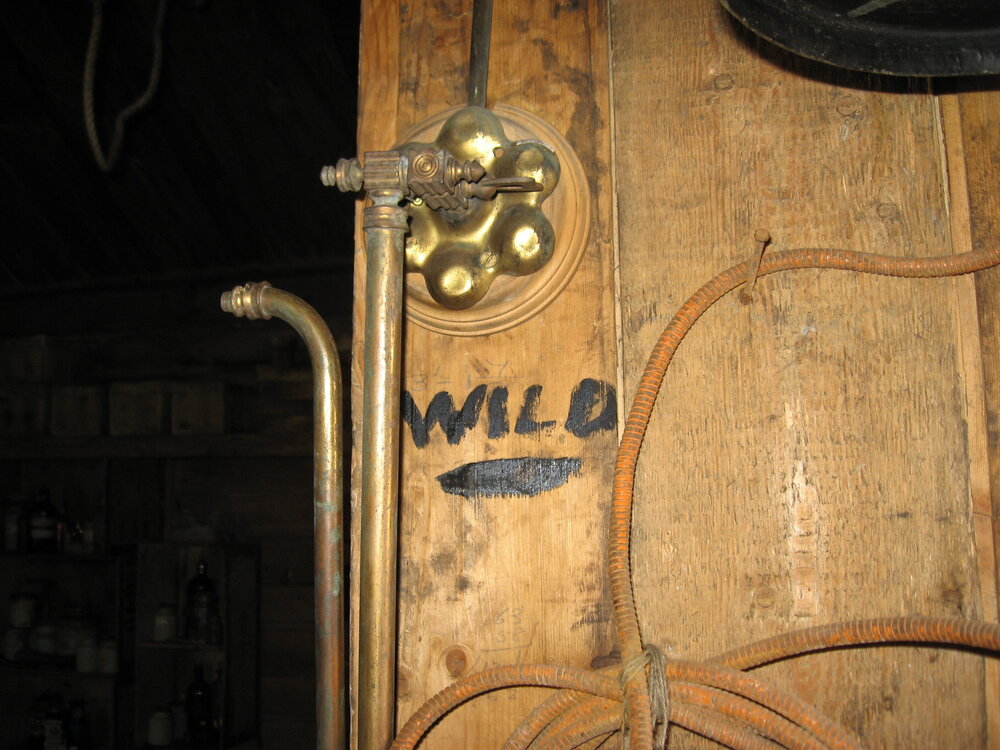 2010-11 Graffiti inside Shackleton's 'Nimrod' hut, Cape Royds