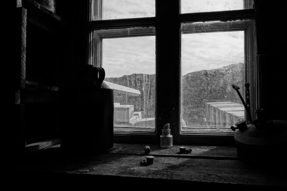 2022 Shackleton's 'Nimrod' hut interior, Main Room, North wall window, W2 (002)