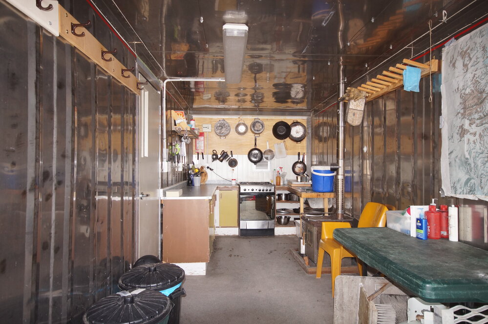 2015-16 Field camp wannigan interior, Cape Evans (003)