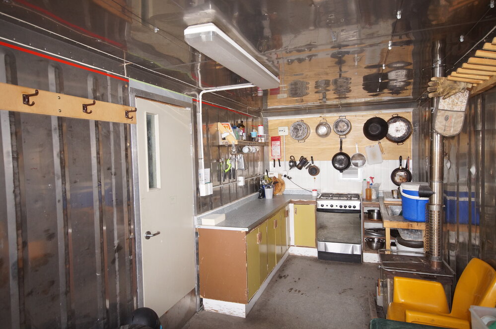 2015-16 Field camp wannigan interior, Cape Evans (005)