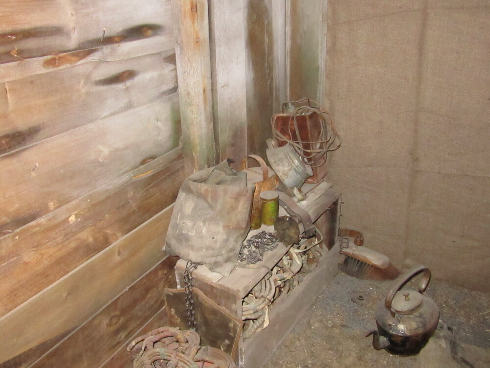 2015-16 Data Logger position in the Stables, Scott's 'Terra Nova' hut