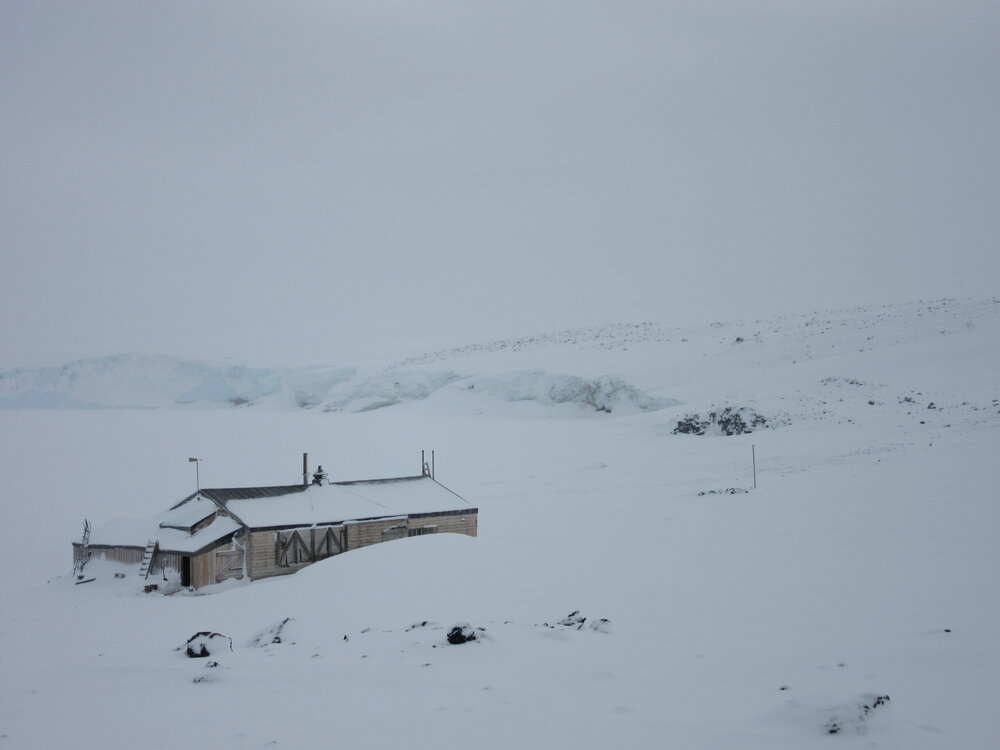 2015-16 Scott's 'Terra Nova' hut, southwest elevation