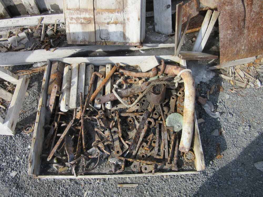 2015-16 Artefacts outside Scott's 'Terra Nova' hut (002)
