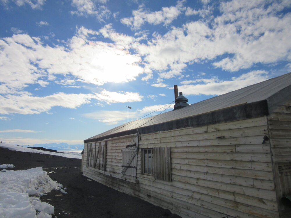 2015-16 South wall, Scott's 'Terra Nova' hut