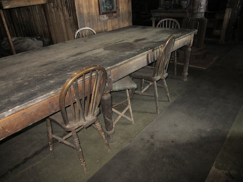 2015-16 Wardroom table and chairs, Scott's 'Terra Nova' hut