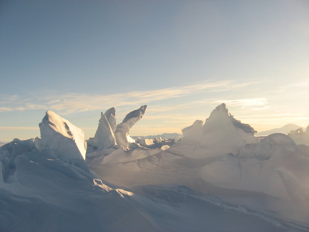 2010-11 Pressure ridges in the sea ice near Scott Base