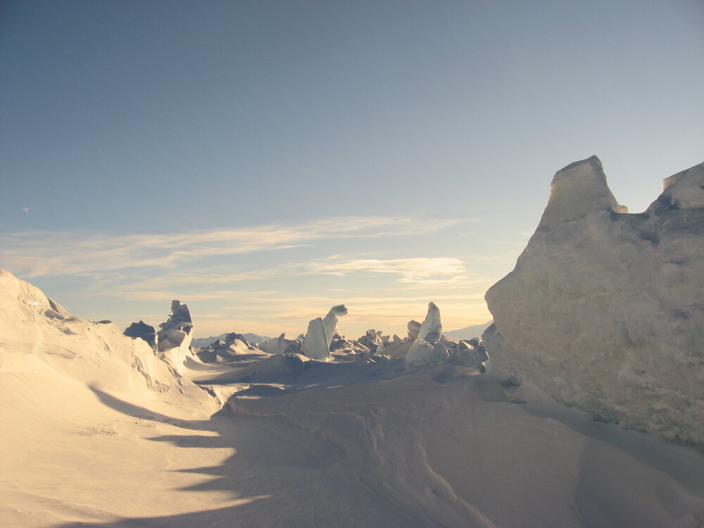 2010-11 Pressure ridges in the sea ice near Scott Base