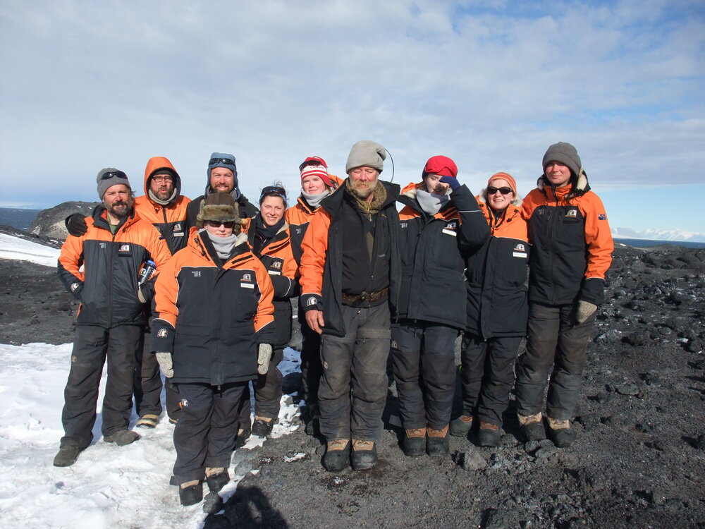 K170 and K172 teams on familiarisation trip to Cape Royds