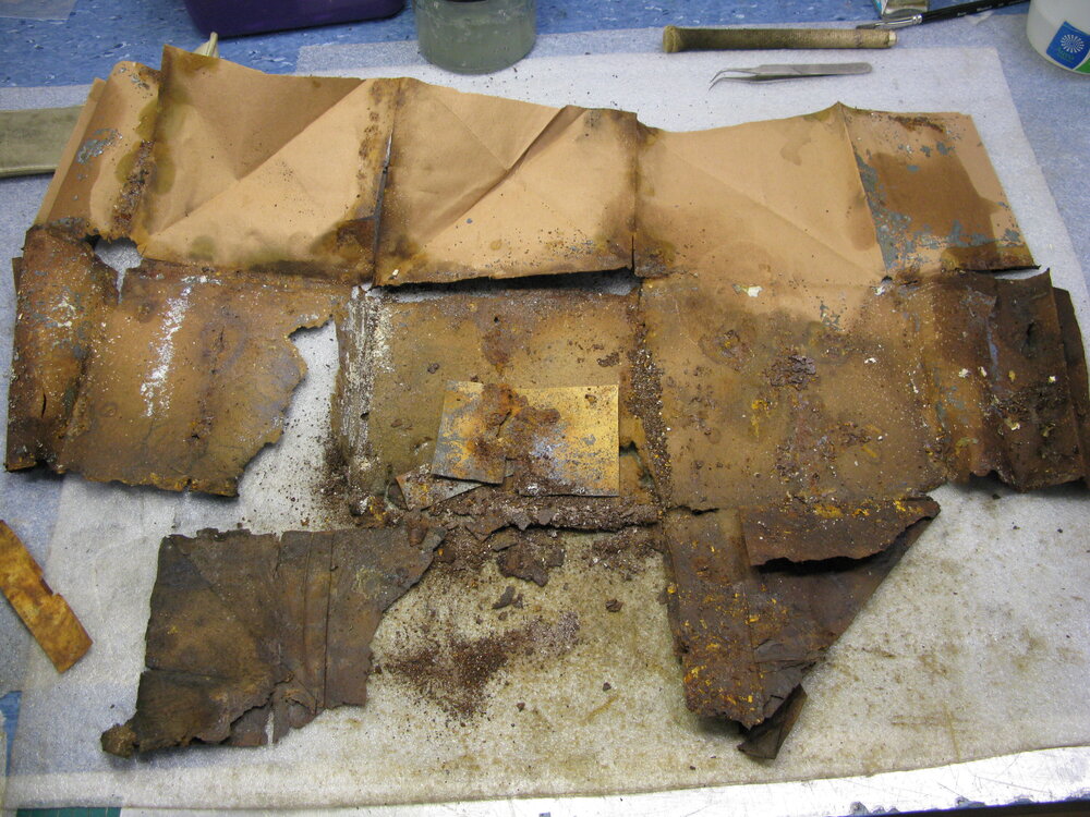 Griffiths McAllister wrapper before treatment
