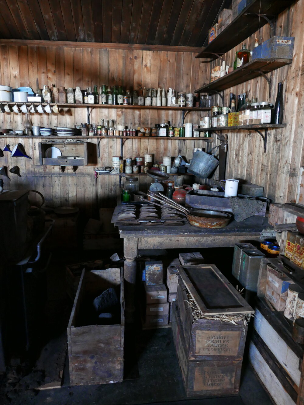 2018-19 Galley inside Scott's 'Terra Nova' hut, Cape Evans
