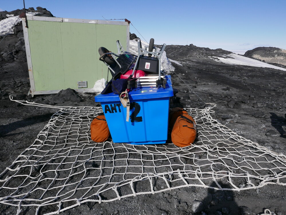 2018-19 AHT equipment packed for sling load, Cape Royds 