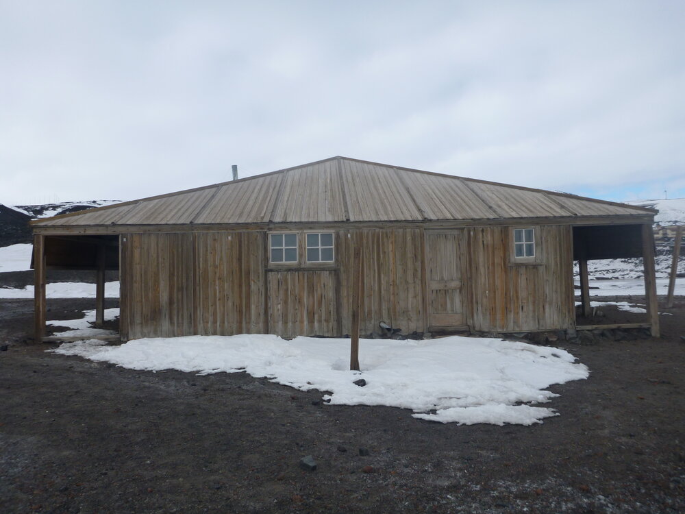 West elevation, Scott's 'Discovery' hut