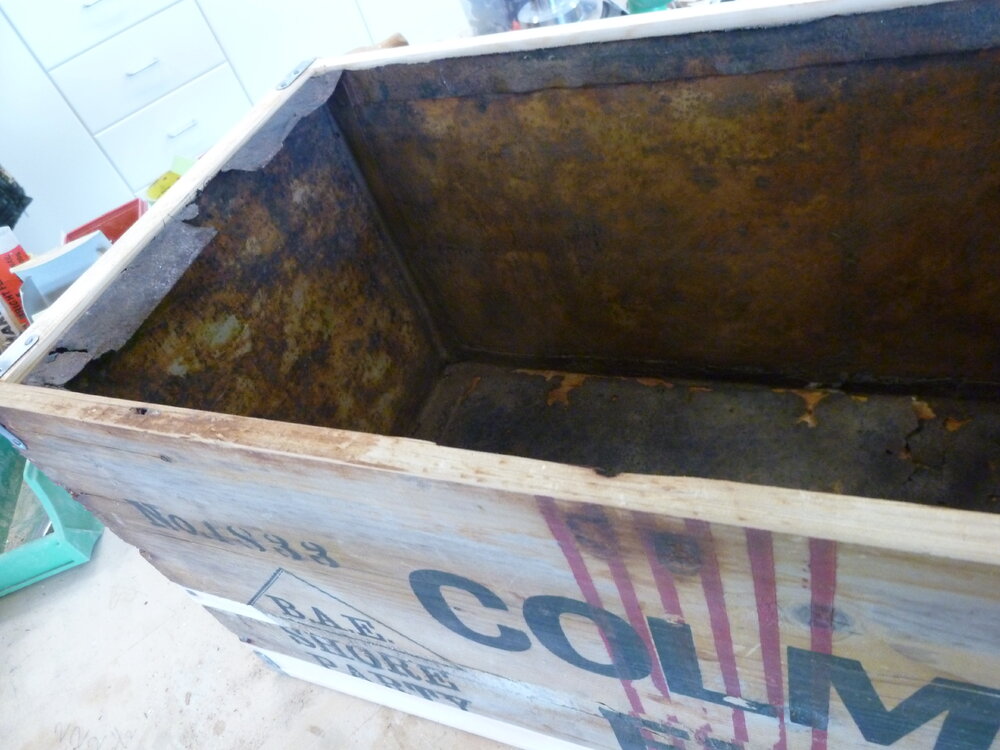 Repaired Colman's box