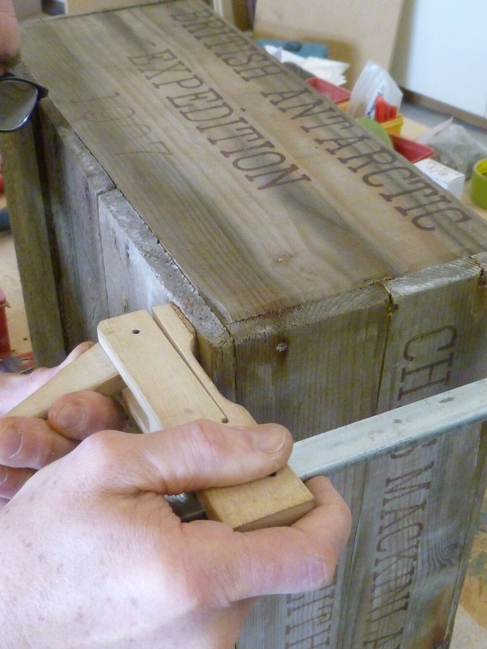 Whisky case found at Shackleton's 'Nimrod' hut (006)