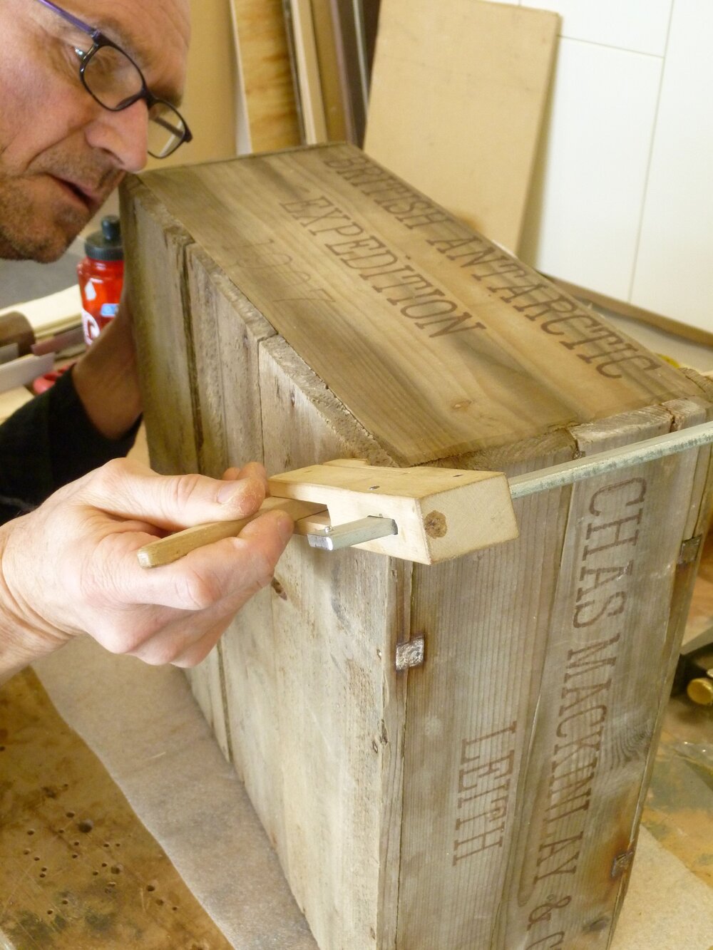Whisky case found at Shackleton's 'Nimrod' hut (008)