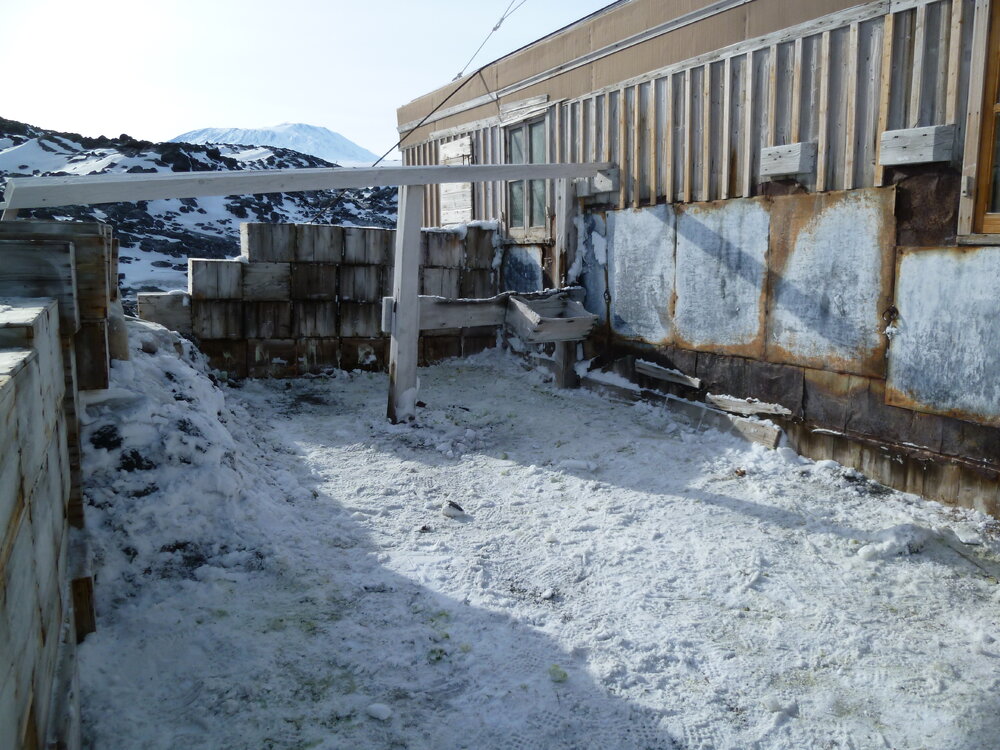 Stables at Shackleton's 'Nimrod' hut 