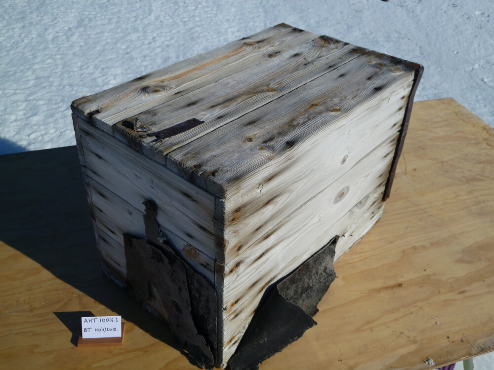 Provision box, Cape Evans