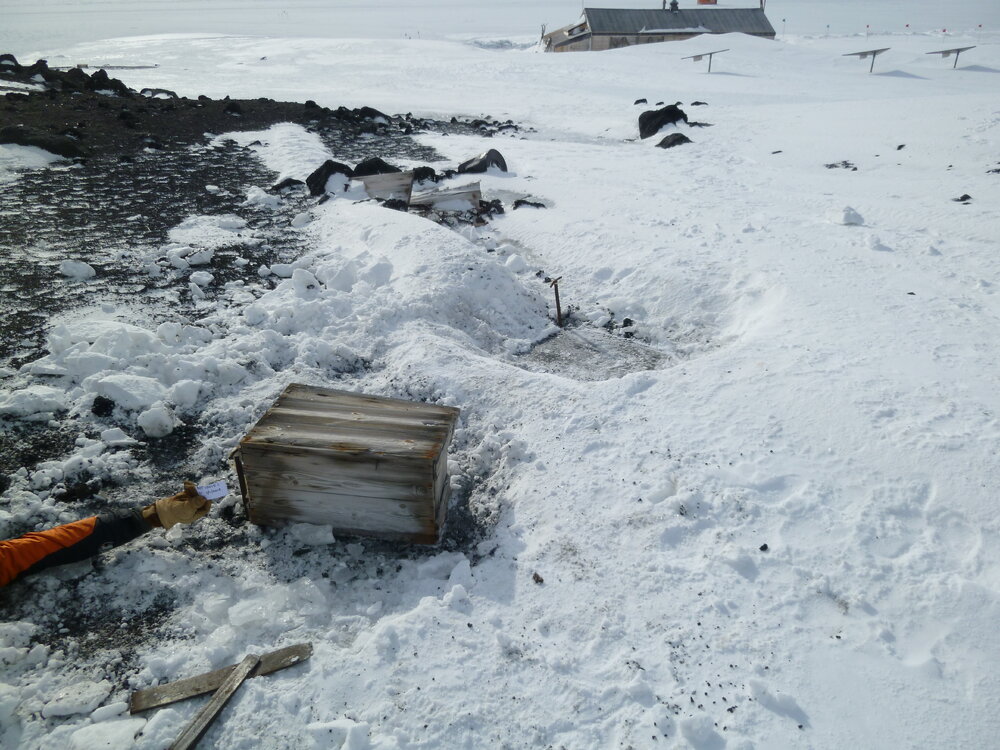 Box from Fuel cache, Cape Evans
