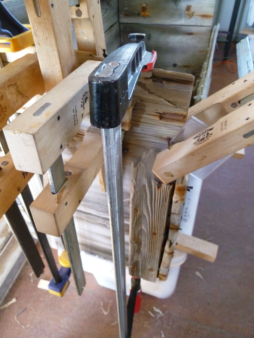 Repair of fuel box, Cape Evans