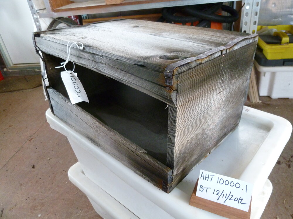 Fuel box, before treatment