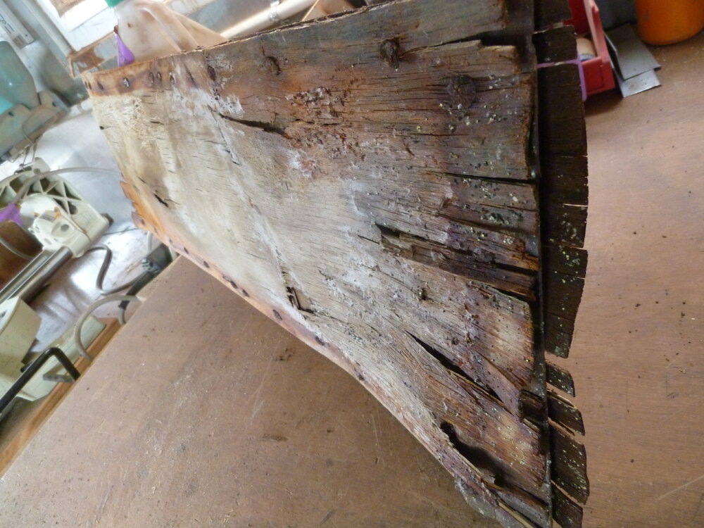 Venesta case panel before treatment 