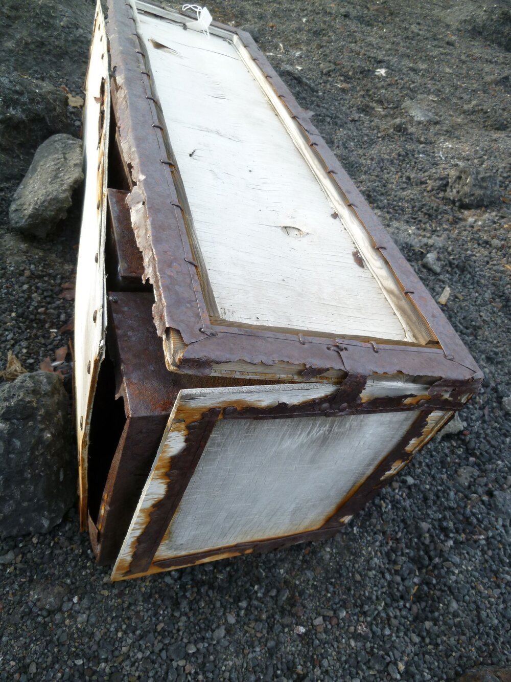 Venesta case, Cape Evans