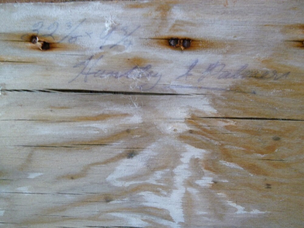 Huntly &amp; Palmer scrawled on box