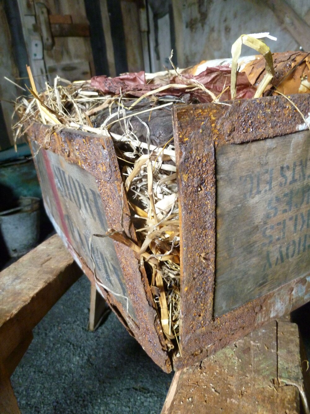 Venesta case in Scott's 'Terra Nova' hut