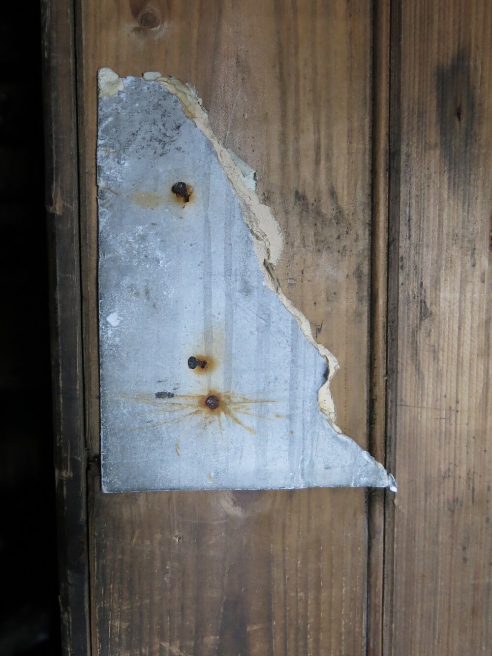 2013-14 Paper artefact after conservation inside Scott's 'Terra Nova' hut, Cape Evans