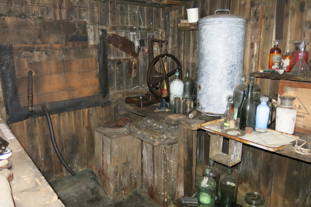 2013-14 Artefacts in the Physical Laboratory inside Scott's 'Terra Nova' hut, Cape Evans (003)