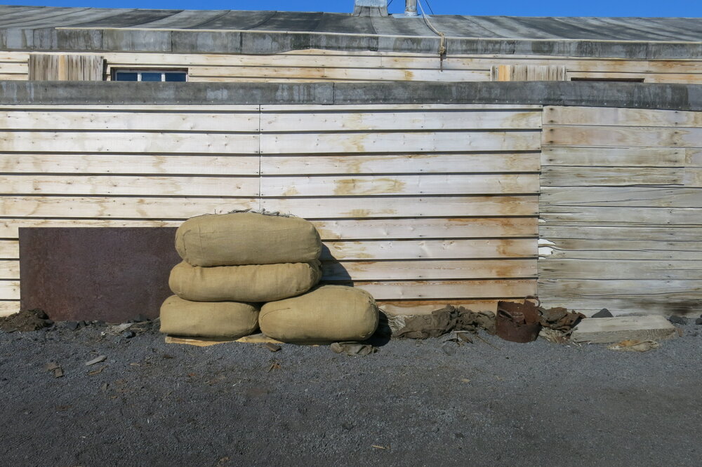 2013-14 Artefacts outside Scott's 'Terra Nova' hut, Cape Evans (021)