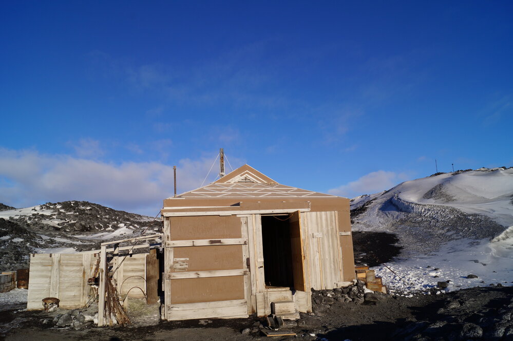 Shackleton's 'Nimrod' hut, west aspect