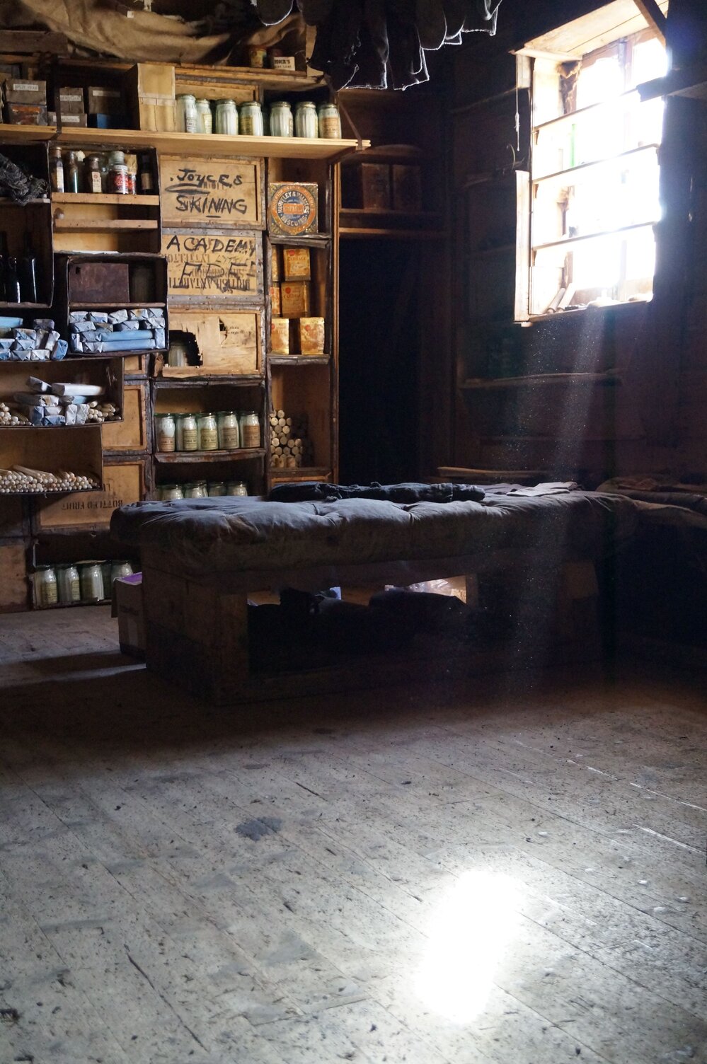 Looking northwest, Shackleton's 'Nimrod' hut