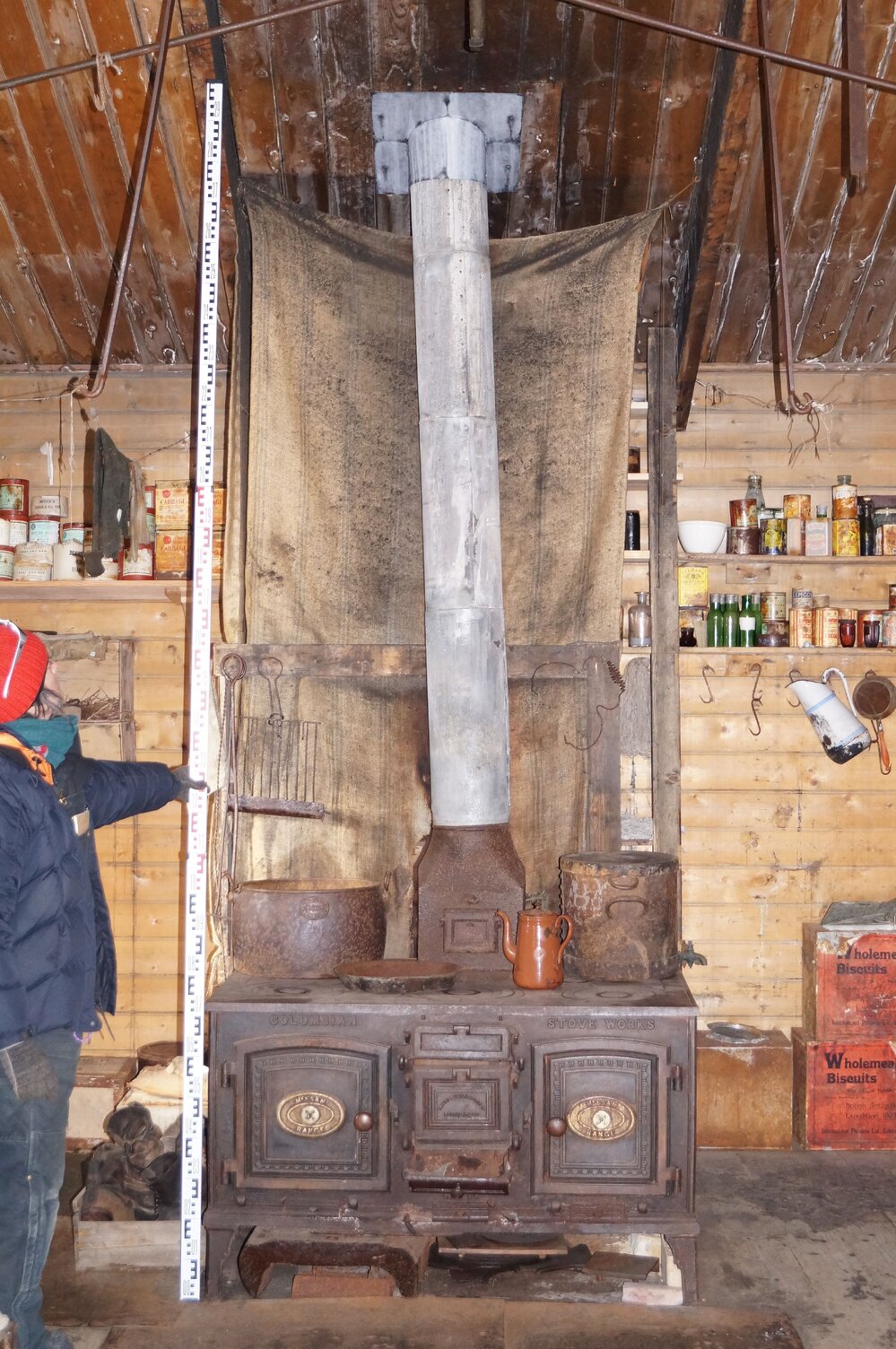 2012-13 Shackleton's 'Nimrod' hut survey, interior (063)