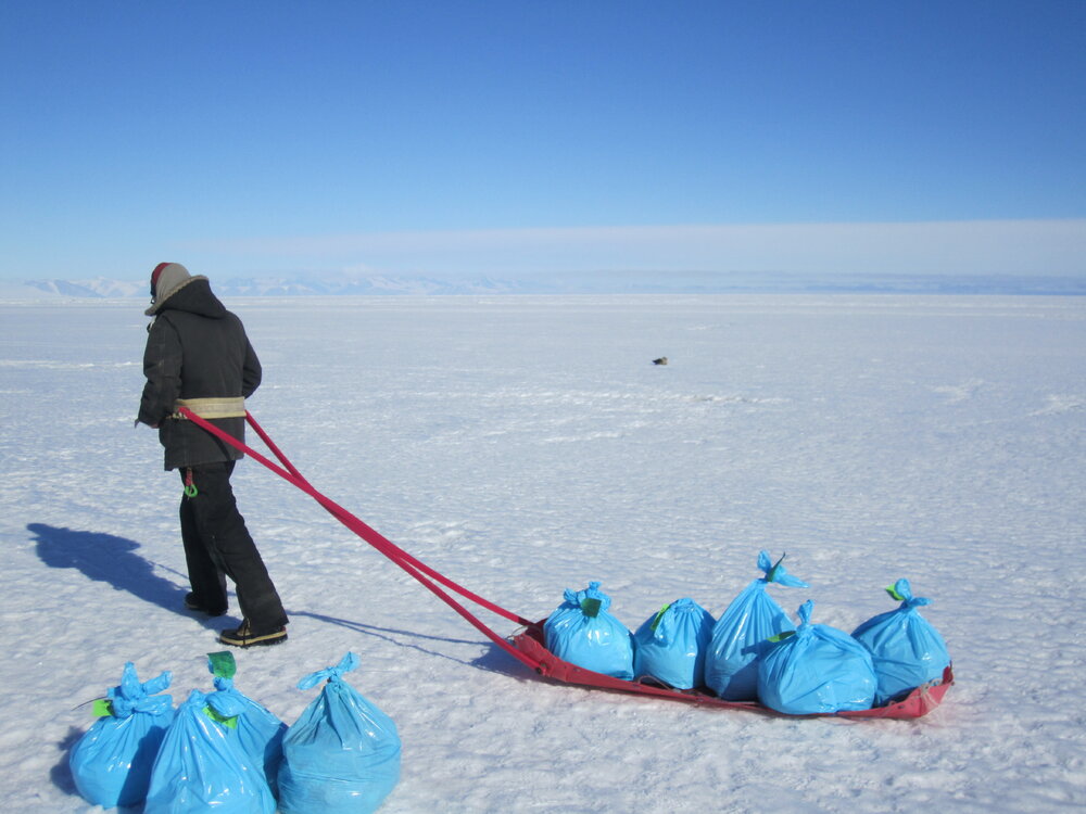 Martin Wenzel hauling cargo