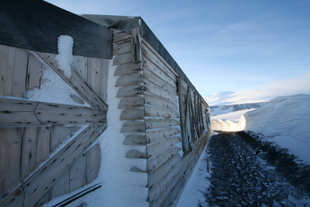Scott's 'Terra Nova' hut, south wall