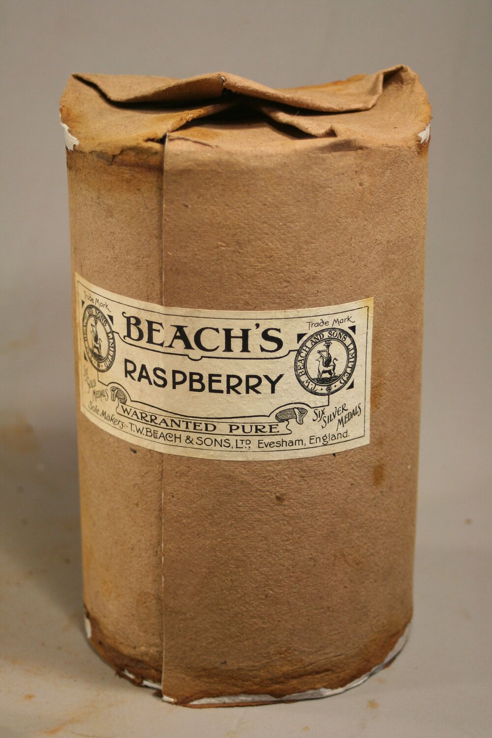 Beach's jam tin, after treatment