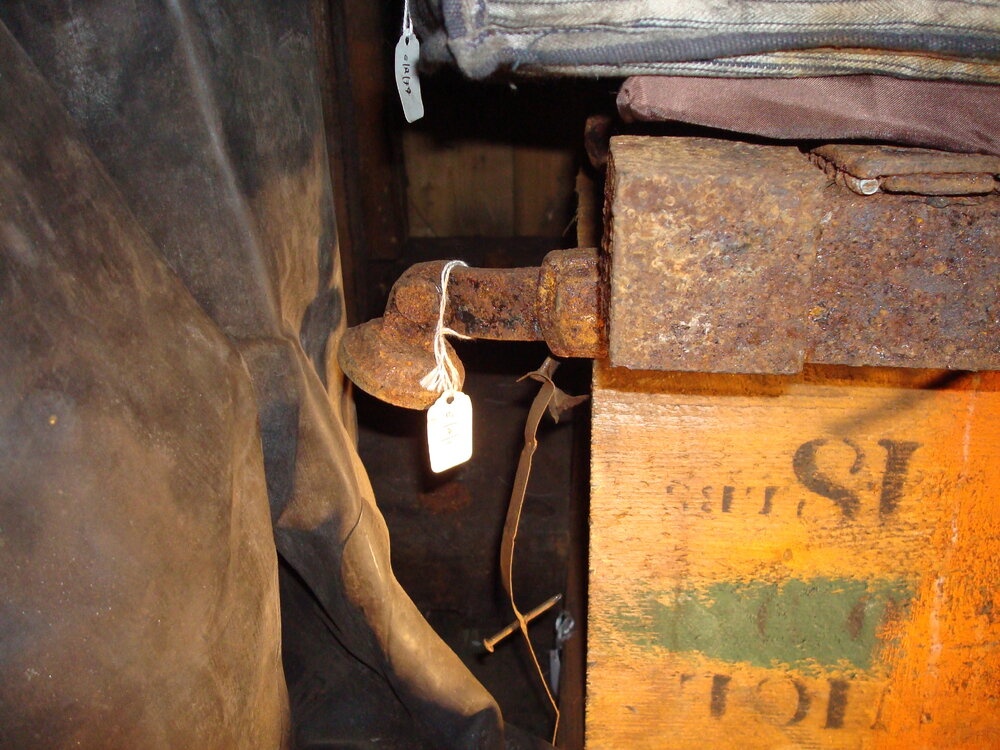 Bed frame belonging to Sir Robert Falcon Scott, Scott's 'Terra Nova' Hut (001)