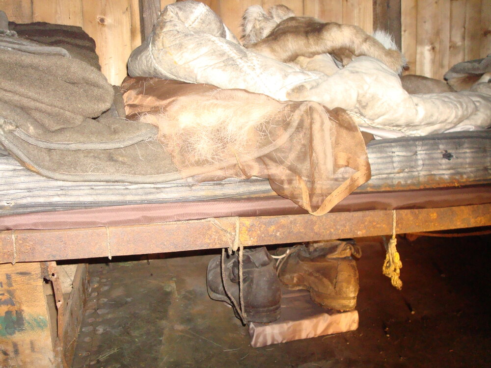 Bed frame belonging to Sir Robert Falcon Scott, Scott's 'Terra Nova' Hut (002)