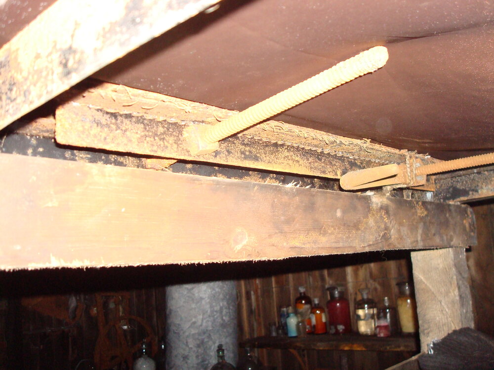 Bed frame belonging Charles Wright, Scott's 'Terra Nova' Hut