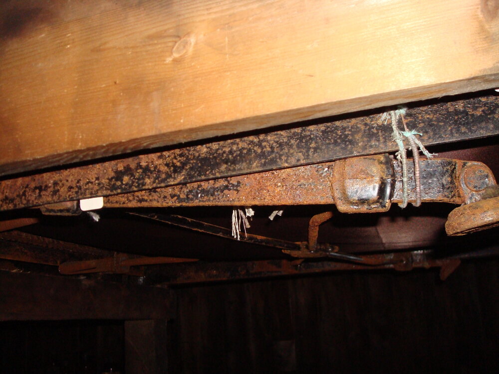 Bed frame belonging George Simpson, Scott's 'Terra Nova' Hut (001)