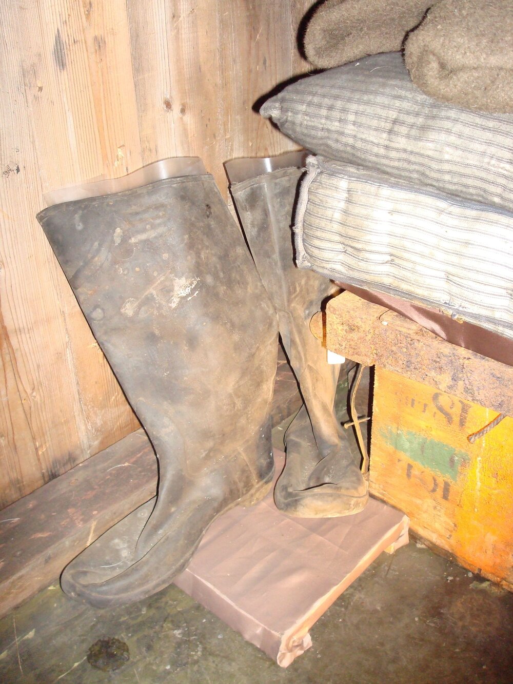 Bed frame belonging to Sir Robert Falcon Scott, Scott's 'Terra Nova' Hut (004)
